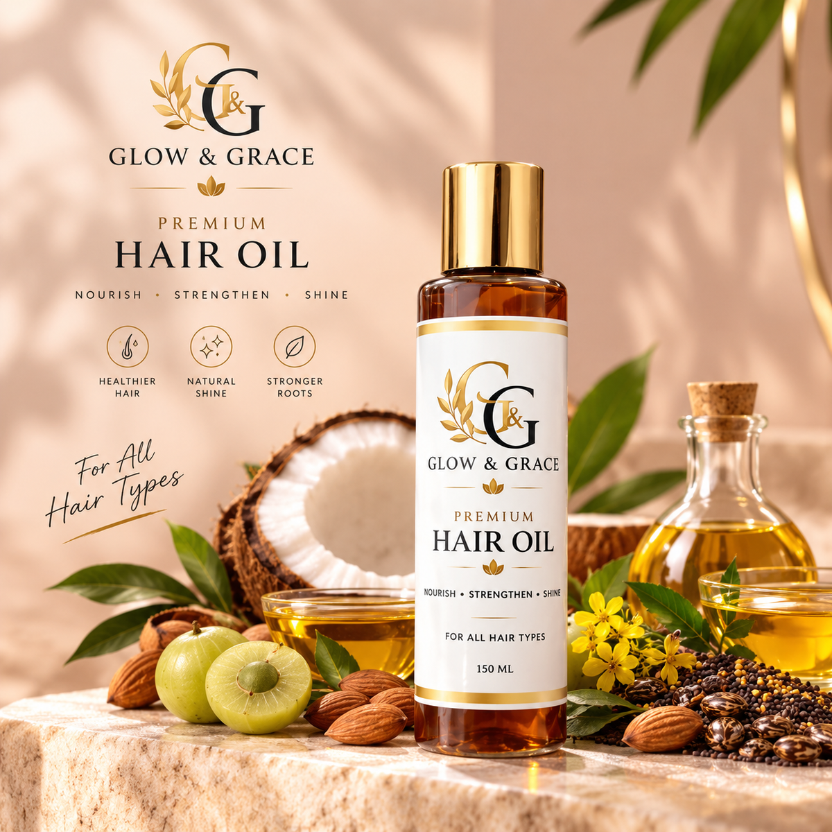 Premium Hair Oil – Bundle of 3 | Save Rs. 1,000