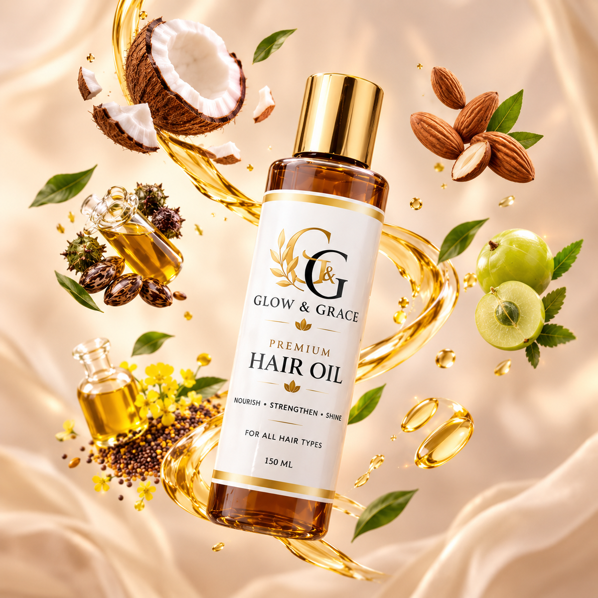 Premium Hair Oil – Bundle of 3 | Save Rs. 1,000